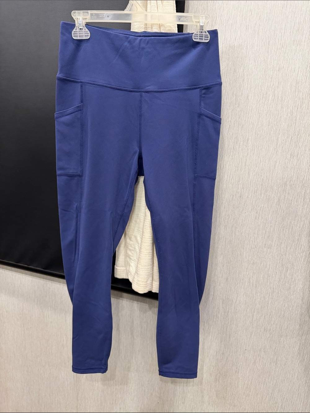 Reebok Deep Blue High-Waist Pocket Leggings